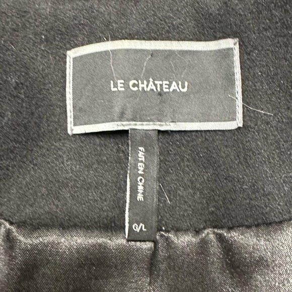 le chateau Black Double-Breasted Pea Coat - Picture 11 of 11